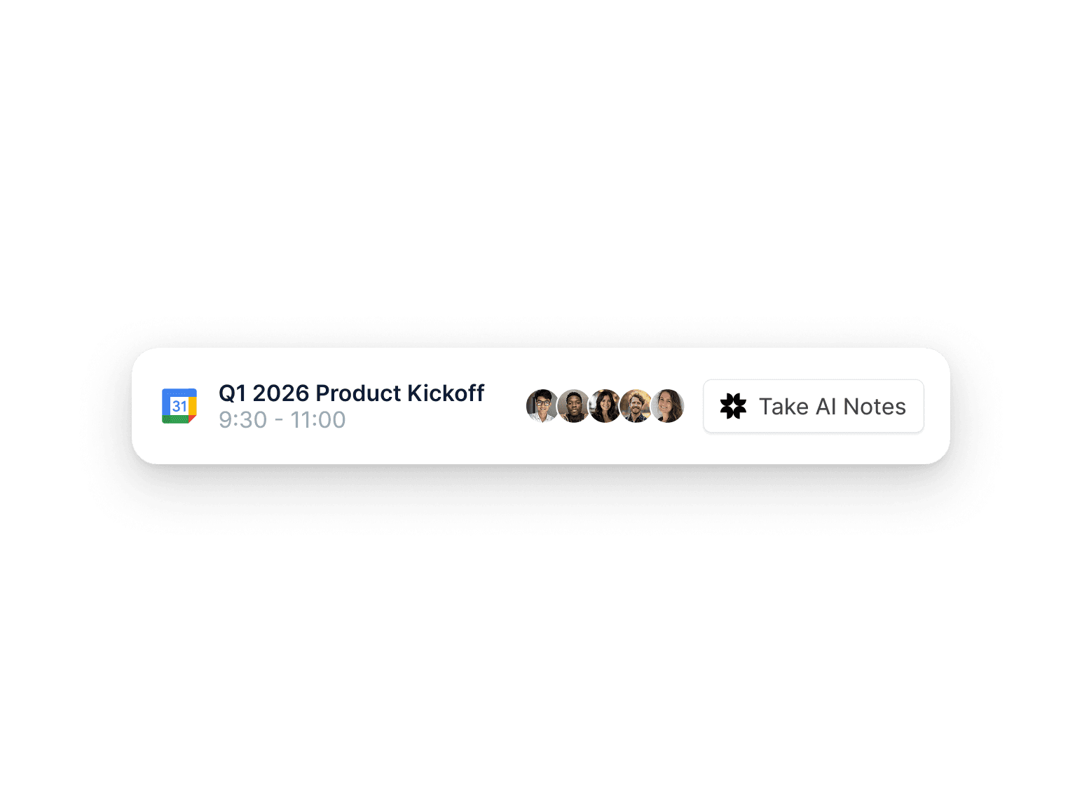 Syncs to your calendar