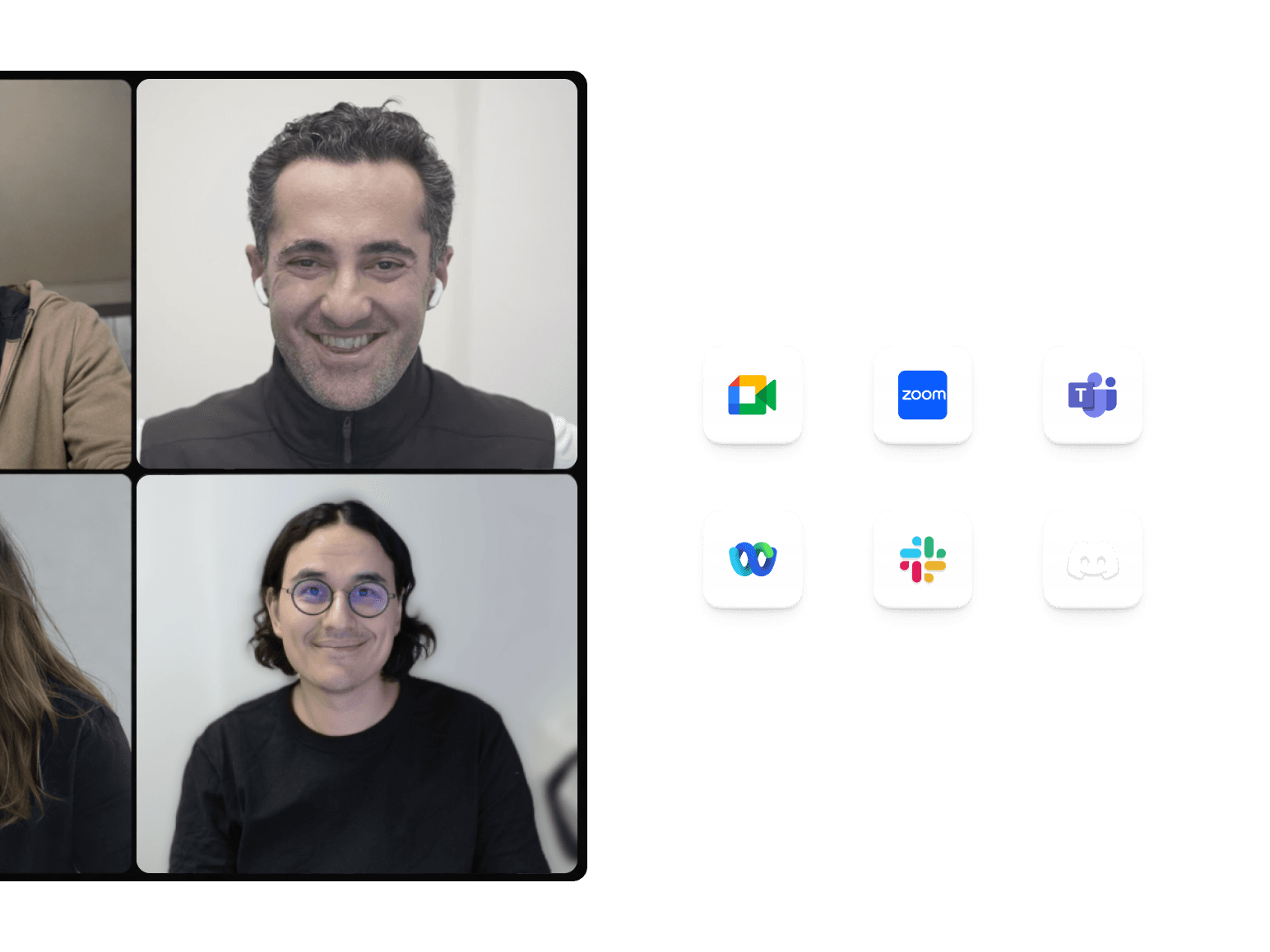 Works with all meeting apps